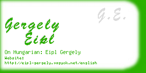 gergely eipl business card